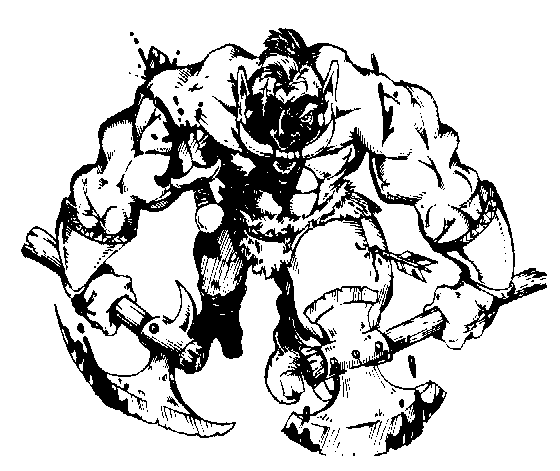 Sketch of a Troll Berserker